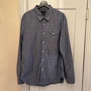 CPO Provisions floral button up shirt L (fits like an XL)
